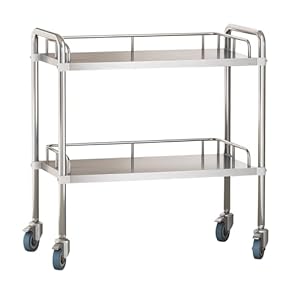 医療用ステンレスワゴン　回診車　ドクターキャビネット Amazon.co.jp: Tappros 医療用ワゴン クリニックワゴン 回診車